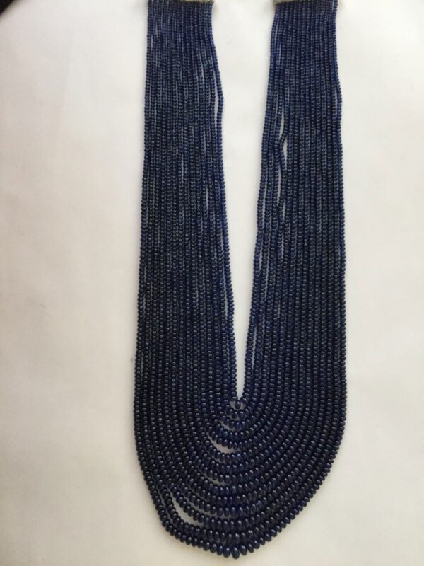 Blue sapphire beads